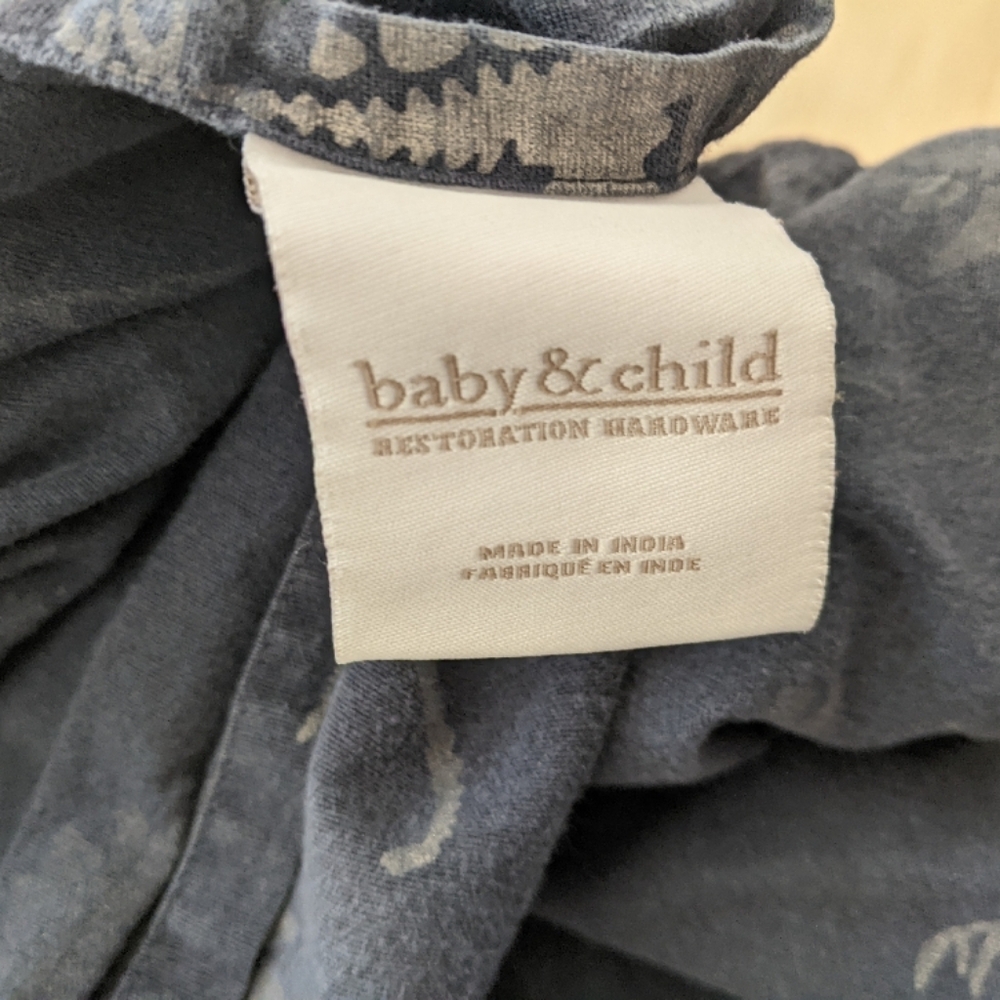 Restoration Hardware Baby & Child Bedding - blue/navy